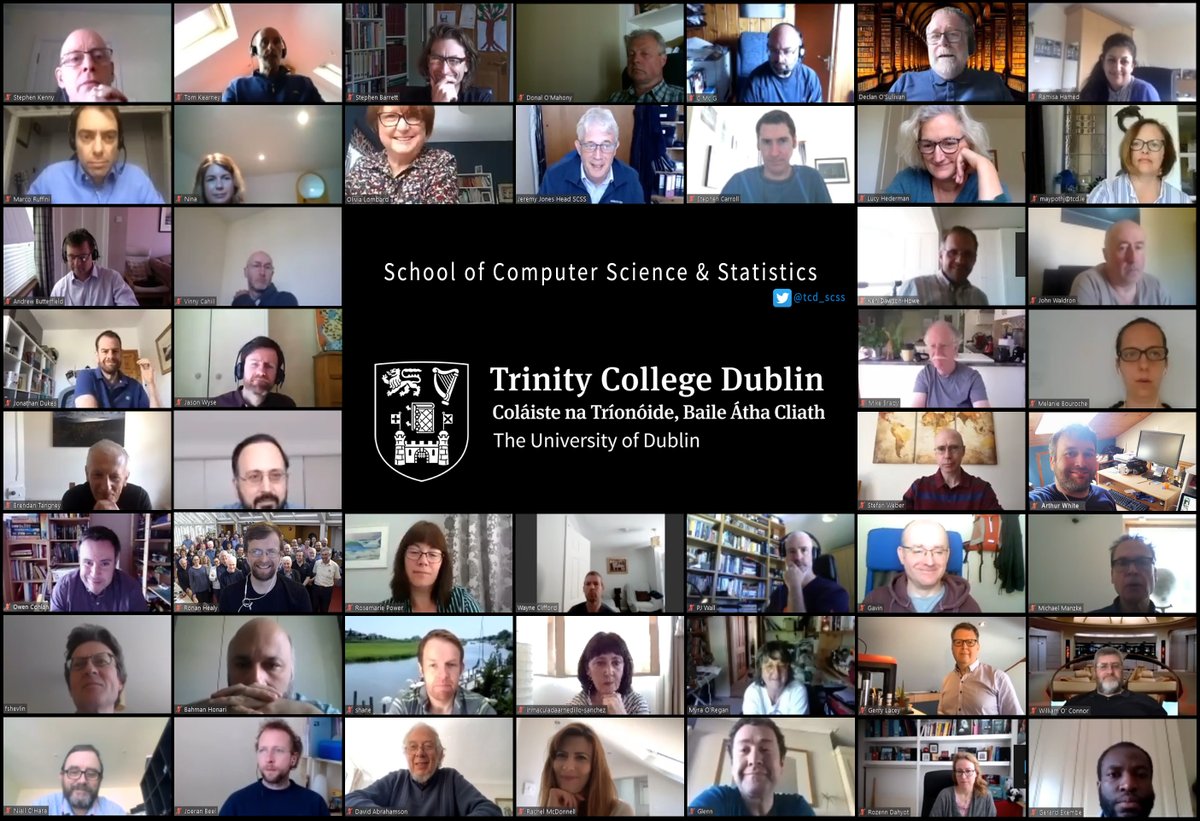 Many thanks to all who attended our @tcd_scss Staff School <a href="/tcddublin/">Trinity College Dublin</a> meeting yesterday via #Zoom