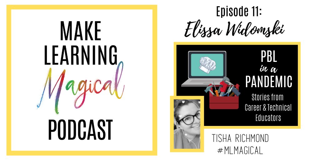Episode 11 of the #MLmagical #PBL in a Pandemic series has launched with innovative #FCS Tr, <a href="/ElissaRose7/">Elissa</a>! 

You will ❤️️ her perspective, honesty, &amp; awesome ideas as she shares how she is navigating #remotelearning with a 4-year old at home. Listen here! anchor.fm/tisharichmond/…