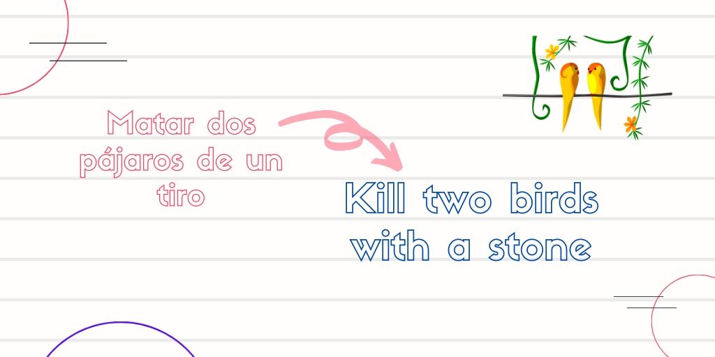 ECoursesSpanish's tweet photo. ¡Vamos a aprender #español! #3 🇪🇸

Here we are with the solution 🥁
«Matar dos pájaros de un tiro» is the equivalent of the English «kill two birds with a stone» 🐦🐦
More about its origins in our #website ⤵
🔗 https://t.co/5BDGw4poPR

#learnSpanish #speakSpanish #Spanish https://t.co/QAmG3T4Usz