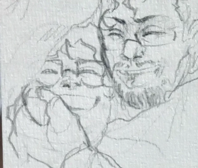hey guys so bc im dumb dumb i didnt botice until now that the picture with jon and martin cropped out the part were jon is clearly pinching Mahtin's cheek 