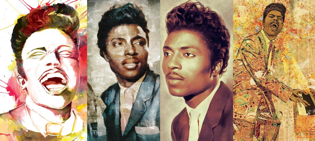 HabsHappy's tweet photo. Art Tribute to Father of Rock 'n' Roll legendary and flamboyant musical pioneer Little Richard. We soo have enjoyed your 'wop bop a loo bop' and we hope you continue wopping and bopping up above with other legends! #RIPLittleRichard #RIPLegend #RIPRichard https://t.co/tj6v2V6cws