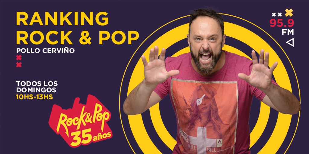 fmrockandpop's tweet photo. Arrancó el #RankingRockAndPop con @PolloCervino 🎶🤘
📌Dr Música 👉@Maikel_kpg
📌 Filosofía del Rock con @chopsuey
📌#ElCorresponsal 👉Brasil #MaxRivera
📌 Hecho en Rock & Pop con @peladotorabe
📌Periodista de Rock con @diegomancusi
📌Abogado del Rock @FHerrera77 https://t.co/Dt0MR6d28K