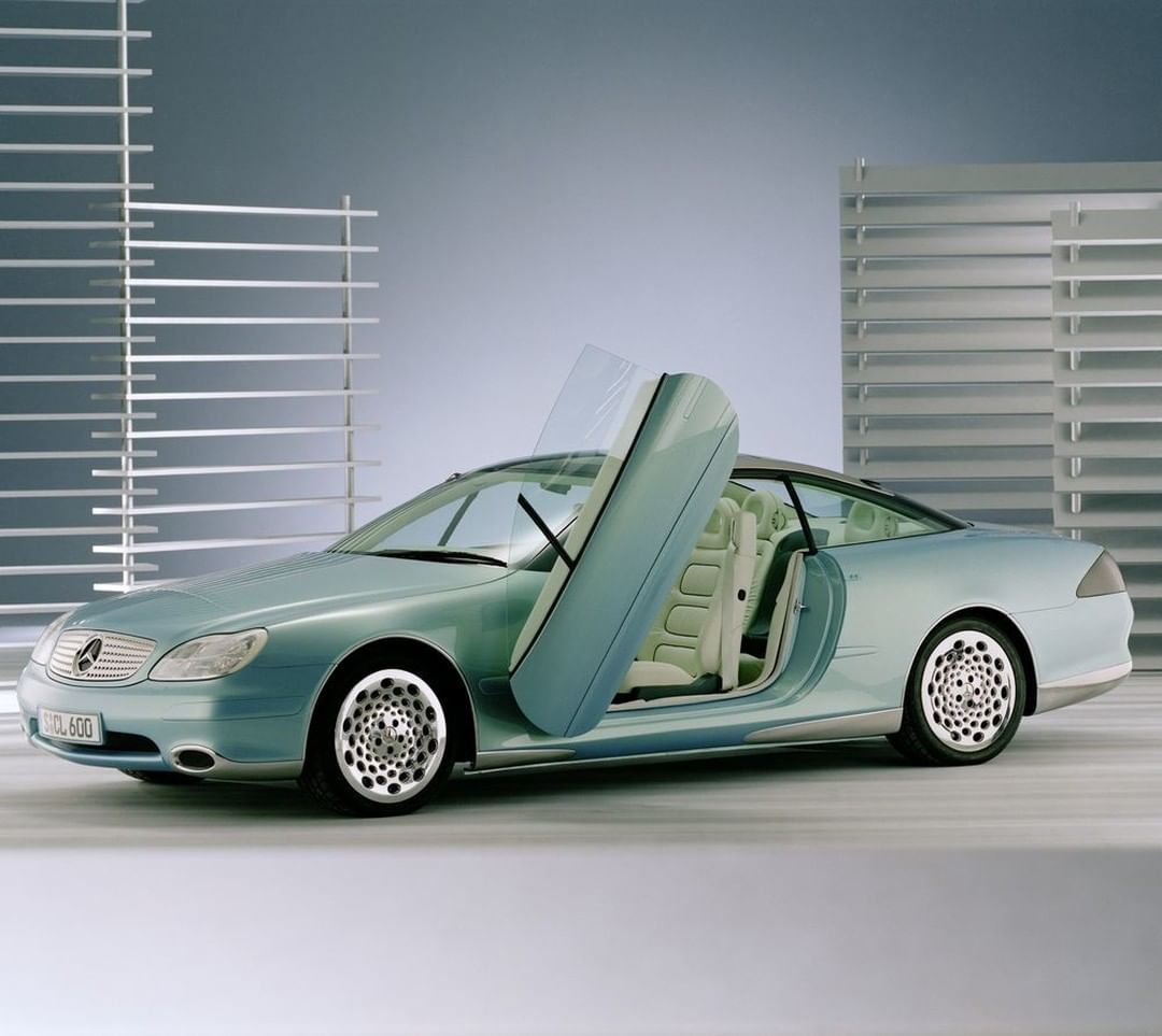 Here’s another #MuseumMomentofZen for everyone staying safe at home: This is how the future looked like back in 1996. The experimental car 'F 200 Imagination' was the predecessor of the S-Class Coupe you know today. #BeSafe 📸: @MB_Museum