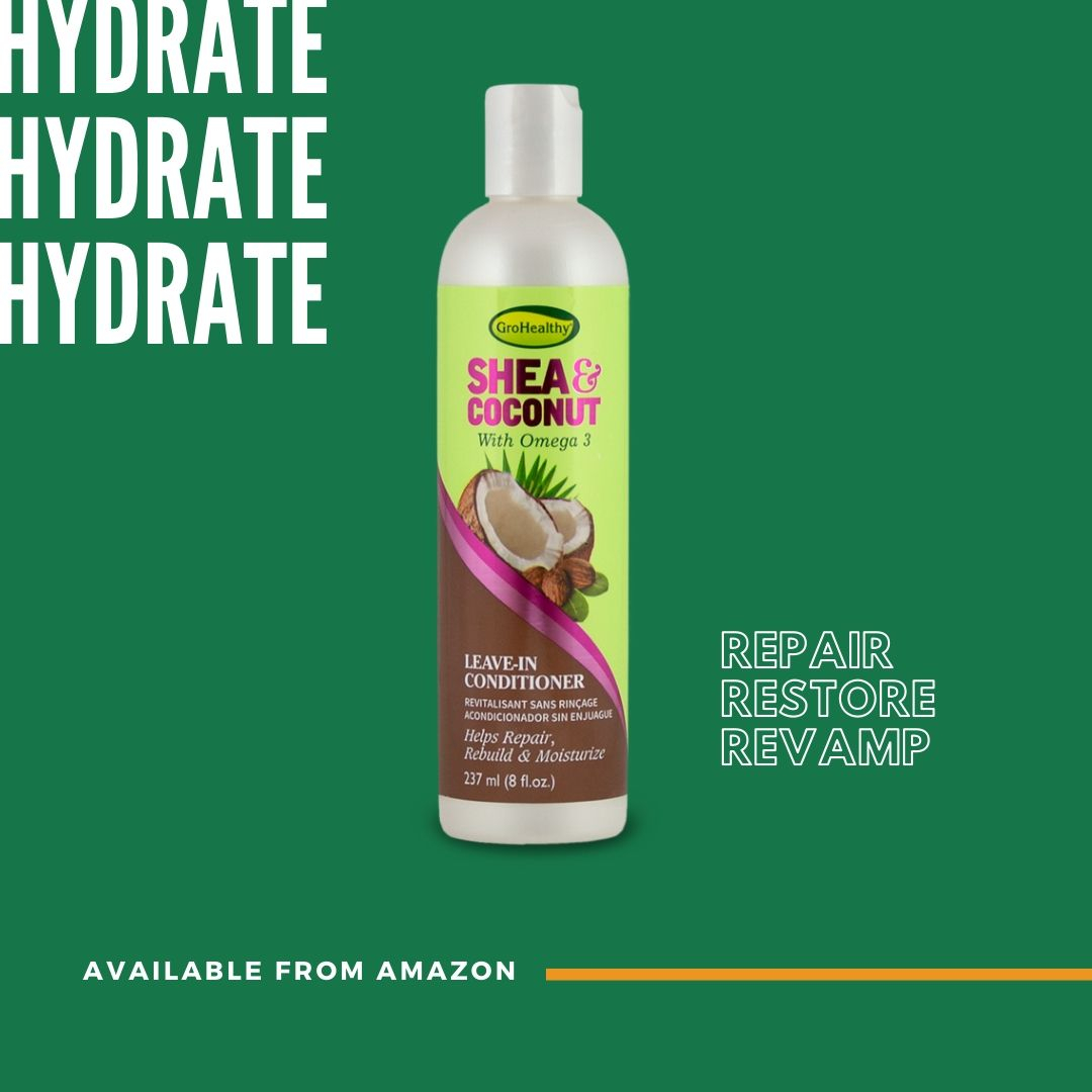GroHealthy_'s tweet photo. Every healthy hair regime needs a no nonsense leave-in conditioner 💪🏽
Our top-ranking Leave-in has been formulated to be the bridge between the conditioner and styling products. Results: Stops breakage and split ends 🚫
Available @amazon &amp; @amazonuk https://t.co/f9tehuFbHP