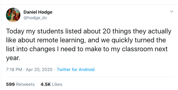 George Couros tweet media