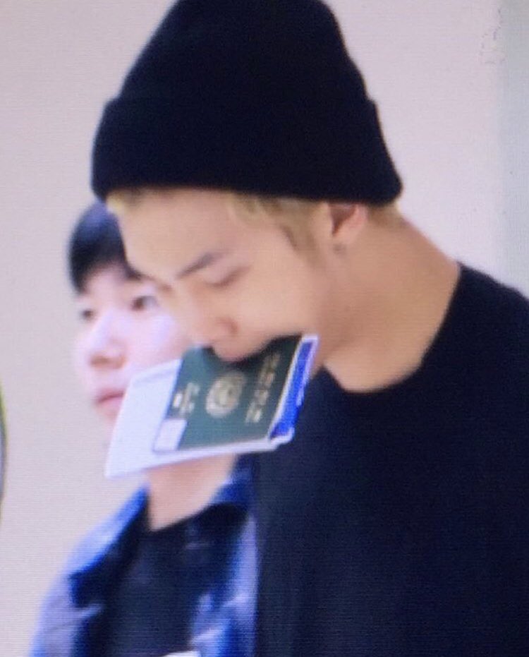 eating (and losing) his passport