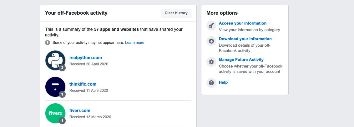 Ok9xNirab's tweet image. Facebook killing their users privacy . Maximum users doesn&apos;t know that facebook can track their browsing experience on other sites also .....

#facebookTracking #FacebookPrivacy #onlinePrivacy