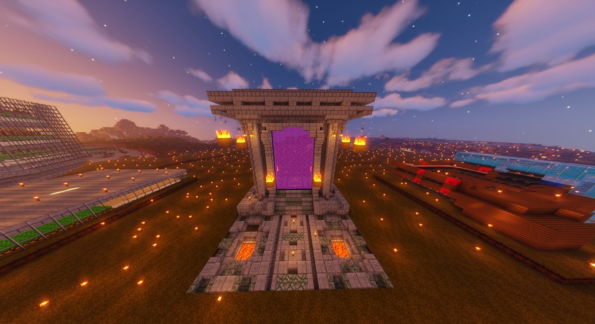 rebeliontec's tweet photo. Portal del Nether https://t.co/WoueQLiSE8