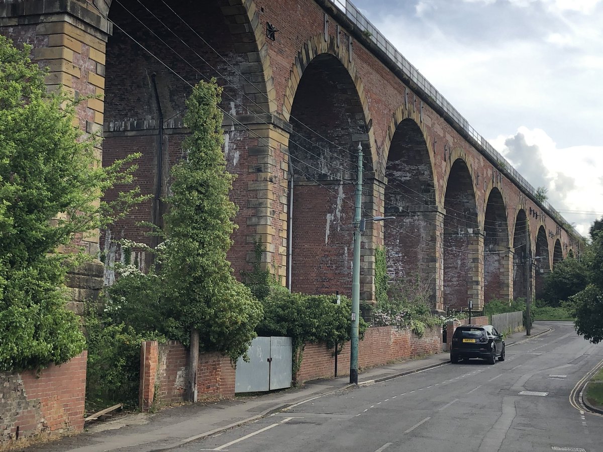 Another day in the industrial north, passing terraced houses, chimneys billowing toxic smoke from the industrial landscape . OR a lovely walk from Yarm along the Teesdale Way to Aislaby . Proud to come from Teesside 👏👏👏.