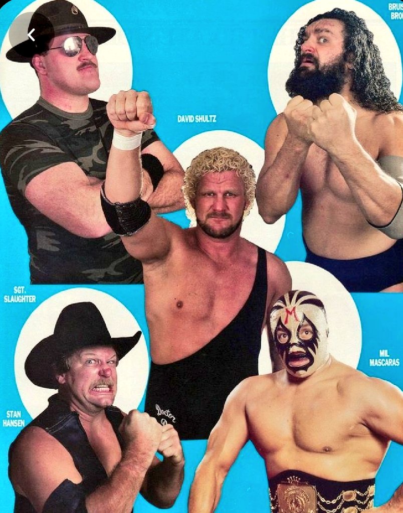 BradfeltyFelty's tweet photo. Now This is a Sable of Stallions #bruiserbrody #StanHansen @_SgtSlaughter #davidshultz #milmascaras #nwa #njpw #ajpw #wccw https://t.co/P14ghbMsIC