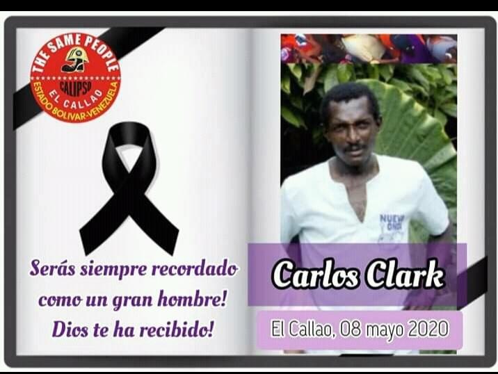 PableOstos's tweet photo. Este #8May fue asesinado por integrantes de la banda de Zacarías y Toto, el señor Clark Wallace Carlos Antonio de 76 años,en El Callao al sur del estado #Bolívar. Según fuentes populares los delincuentes le exigíaron un pago (extorsión) a Carlos Clark y este se negó. https://t.co/sNA62GHwhv