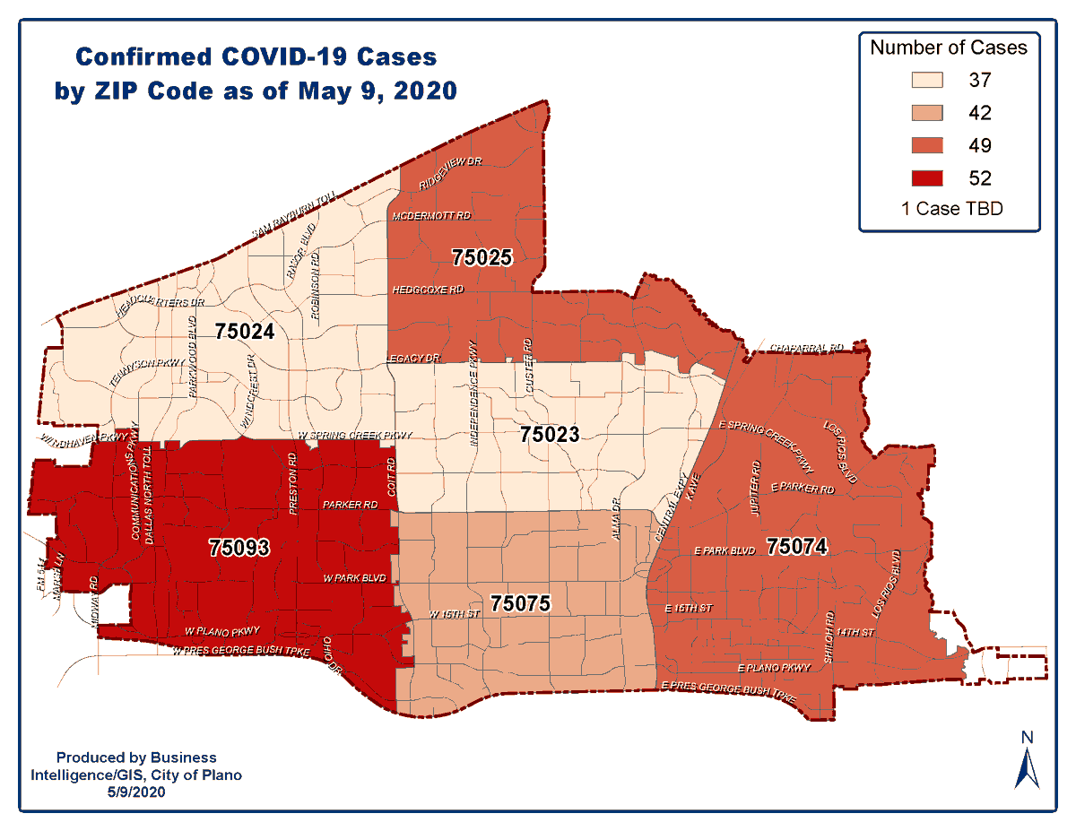 City of Plano on Twitter "COVID19 Update 5/9/2020 Collin County
