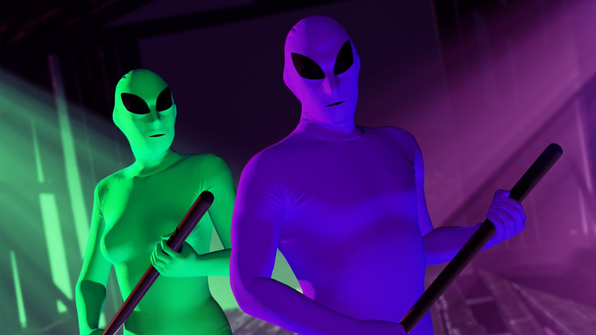Kotaku's tweet photo. Rockstar offers free alien suits in GTA Online as the alien war continues: 
https://t.co/VtJeiajwve https://t.co/PETCa9ADgY