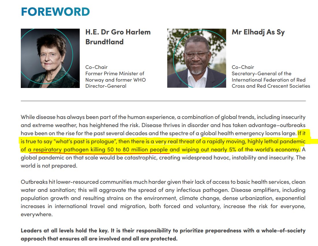 So, as a member of the Global Preparedness Monitoring Board supported by WHO and the World Bank, Dr. Fauci was expecting "a rapidly moving, highly lethal pandemic of a respiratory pathogen killing 50 to 80 million people": ( https://reliefweb.int/sites/reliefweb.int/files/resources/GPMB_annualreport_2019.pdf).He got it in 2020! 