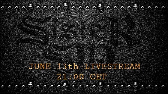 June 13th. Livestream via our FB. 21:00 CET. First "performance" together in 5 years ✊