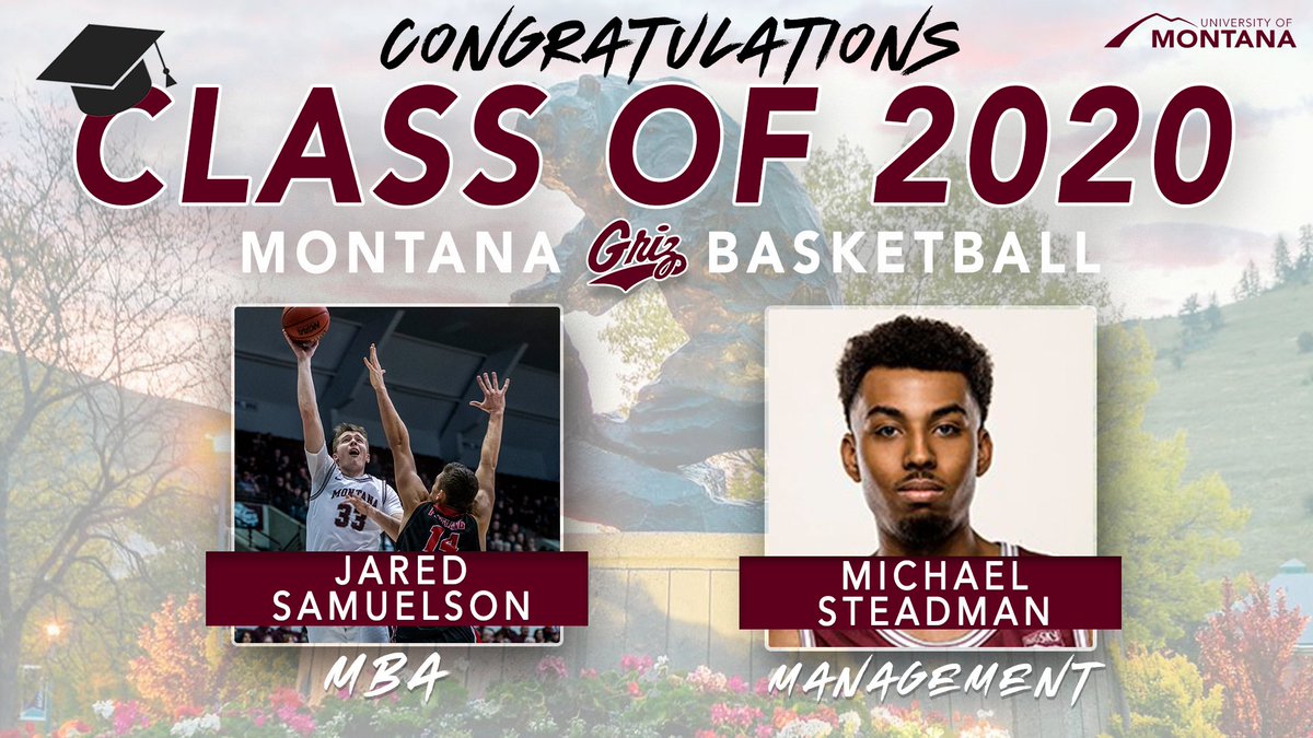 We’re so proud of our #GrizGrads2020! 🐻 🎓

#GrizHoops #GoGriz