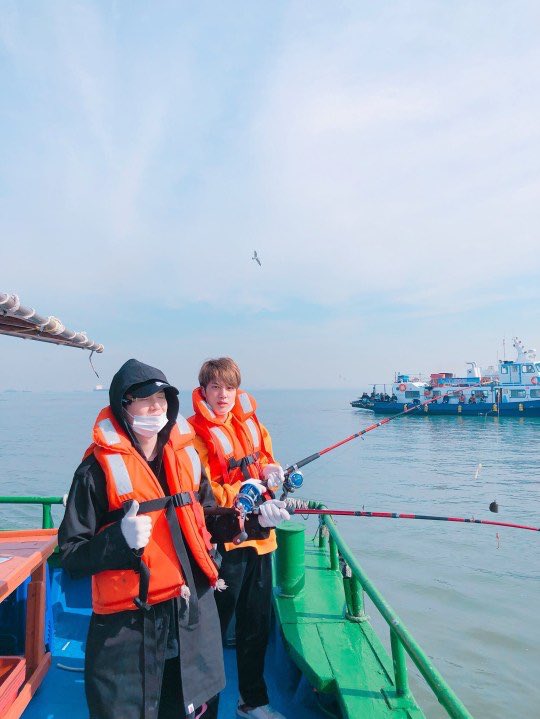 for yoongi, having time alone with the people he cares abt seems to make him very happy. the strawberry farm w the members, bon voyage, fishing, etc. an example of this is his time spent with taehyung during bv2. yoongi said spending more time w taehyung has brought them closer.