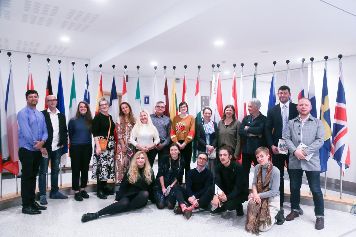 Ineta_Sim's tweet image. #EuropeDay throwback to our visit to #EuropeanParliament in Brussels last year 🎉❤️🇪🇺