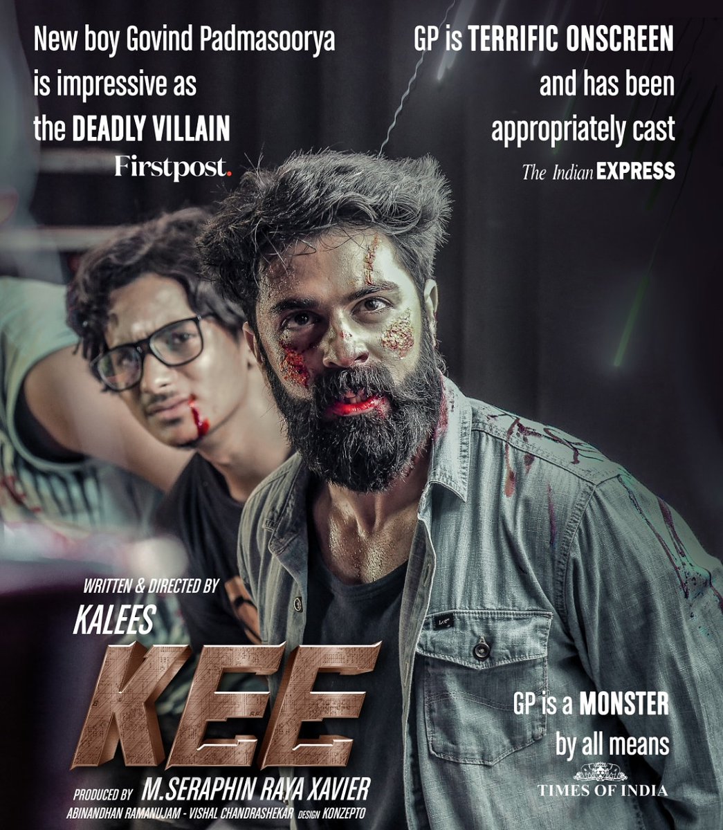 ONE YEAR OF KEE ♥️ @JiivaOfficial @kalees_dir @Seraphin_R @globalinpl @AbinandhanR @nikkigalrani