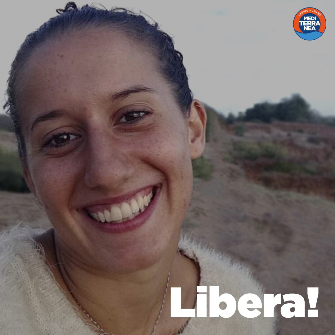 RescueMed's tweet photo. Libera! #SilviaRomano https://t.co/ONOe3CwCtk