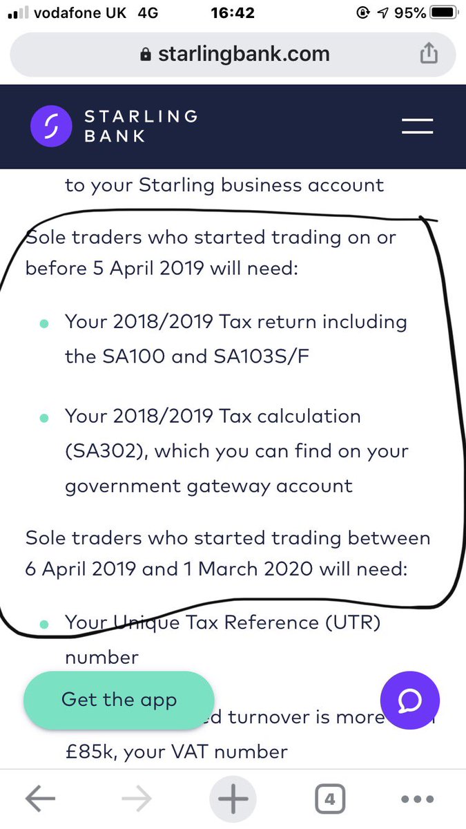 Albadigitalsol's tweet image. @StarlingBank sorry to do this again but your bounce back loan criteria is once again wrong. Clearly says on the British Business Bank it’s self declaration. But your site is saying otherwise? Why again are you doing it differently?