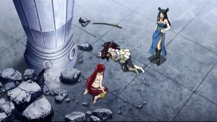 DAY 19 - dragon slayer battle, Wendy VS Ezel, Mira VS Seilah, Erza VS Minerva VS KaguraIts rlly hard to pick the fave fight scenes. I don't remember every single detail of all the fights in Fairy Tail BUT these 4 gotta be one of the best. Didnt wanna put the obvious ones tho