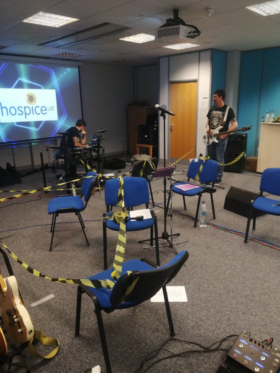 grifftonbury's tweet photo. Looking forward to tonight 8pm. Might be a mess but this helps ensure we are socially distancing correctly. https://t.co/ggJwEQHbKS