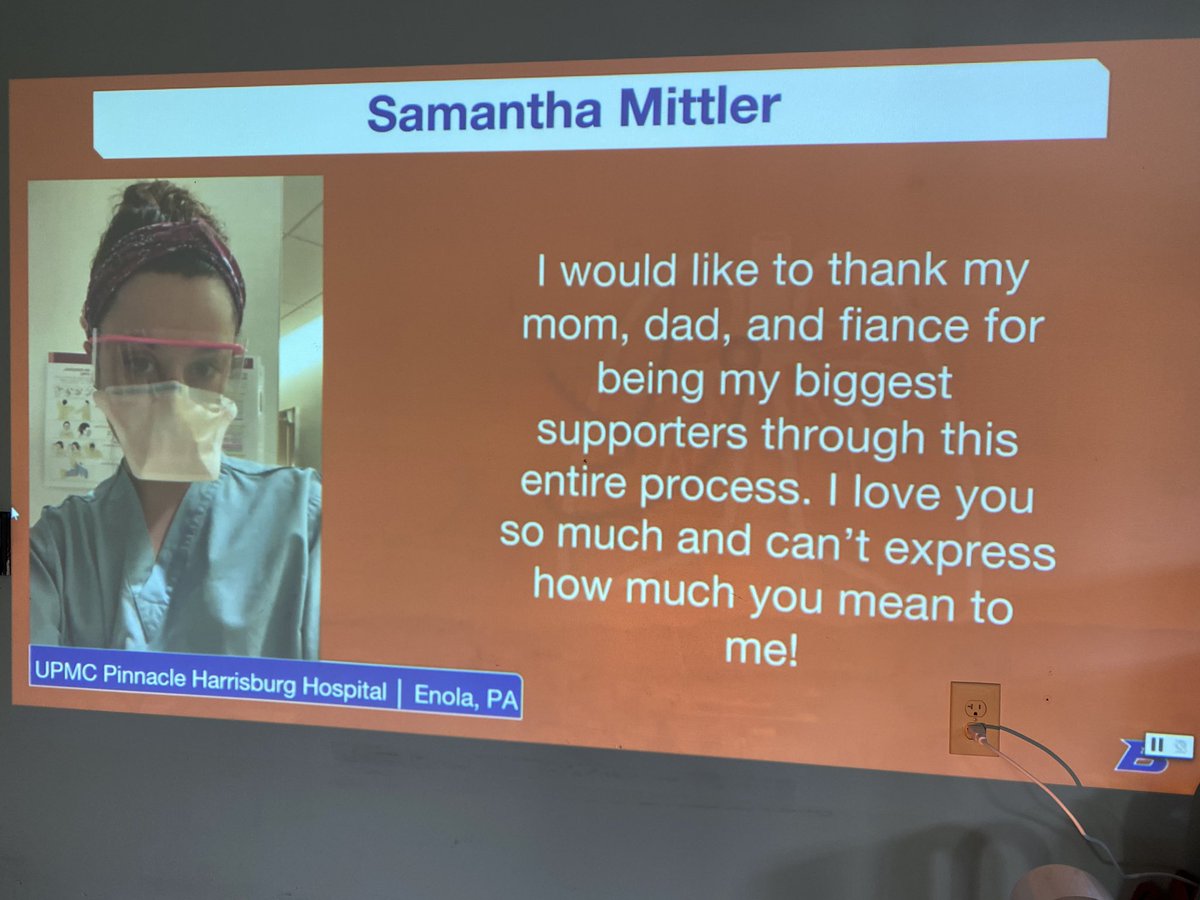 Sam graduates today from Boise State University with a BS RRT degree. Remote graduation, a cold and windy day so garage it is w/social distancing :). #proudparents