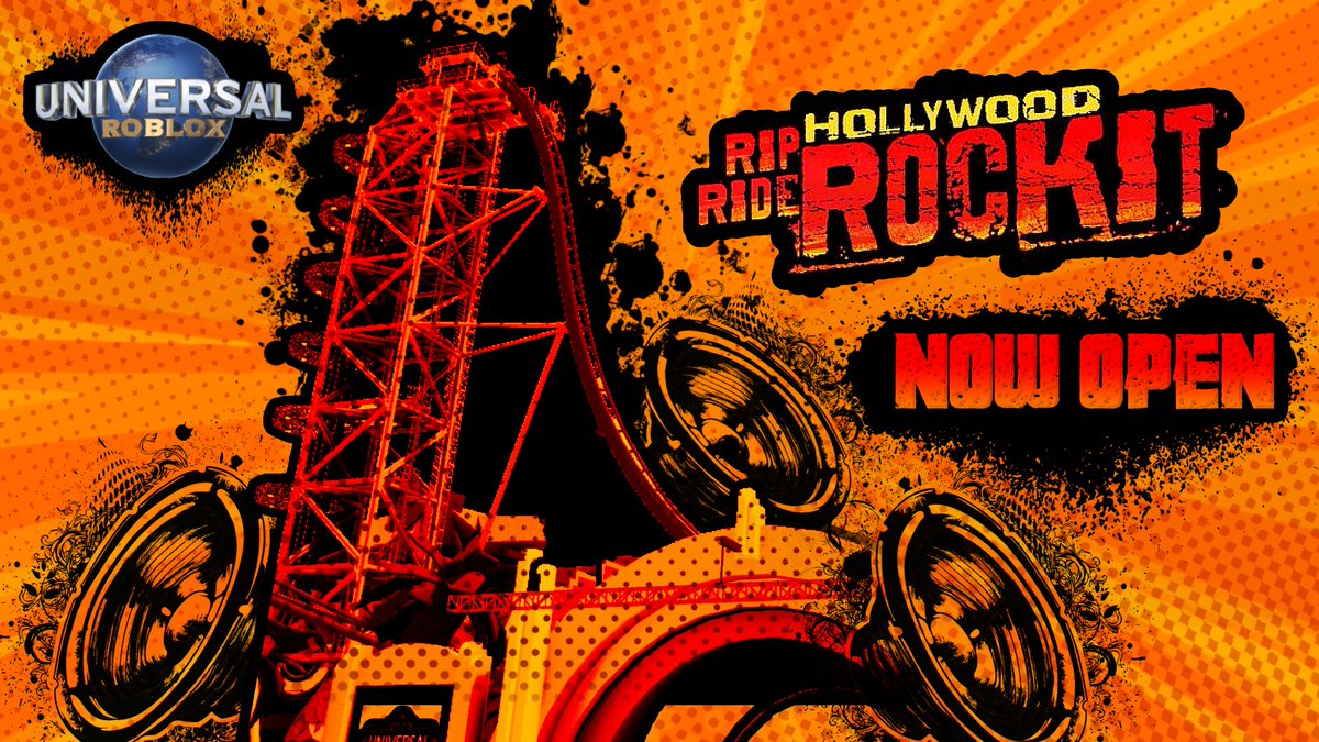 Agent A On Twitter Hollywood Rip Ride Rockit Is Now Open At Universal Studios Roblox Experience This Amazing New Action Packed Roller Coaster Https T Co H5o50gbkqu Universalrblx Ripriderockit Https T Co 9h36cs0jos - roblox universal logo