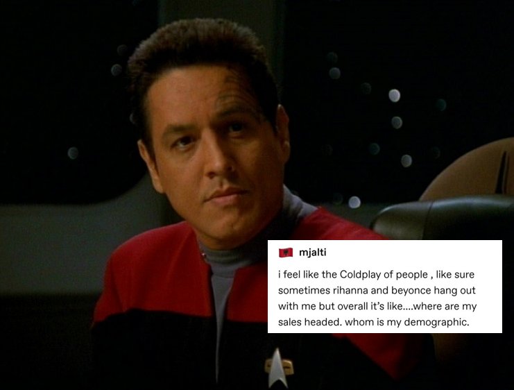 star trek: voyager characters as some of my favorite tumblr text posts