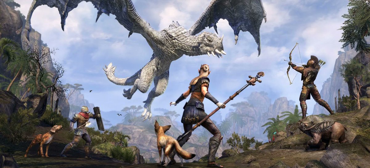 GamerThrift's tweet photo. Anyone #gaming this weekend? Which #videogame is tickling your fancy these days? I'm starting my #ESO adventure! https://t.co/YNlJwBROza