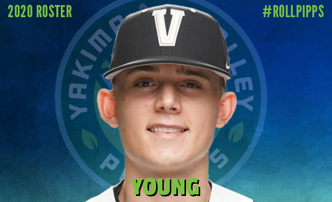 PippinsBaseball's tweet photo. Selah standout and Vanderbilt freshman Carter Young will join the Pippins this summer. Read more: https://t.co/Cw1bO0XtGx #RollPipps #StayHome4Baseball https://t.co/rQbqbcAtYH