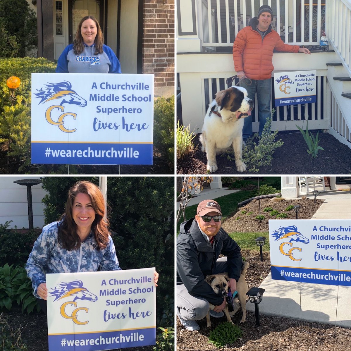 This week was Teacher Appreciation Week and we can’t thank our staff enough for everything they do for our students on a daily basis! We appreciate you! 🐴⚡️ #wearechurchville #igniteD205