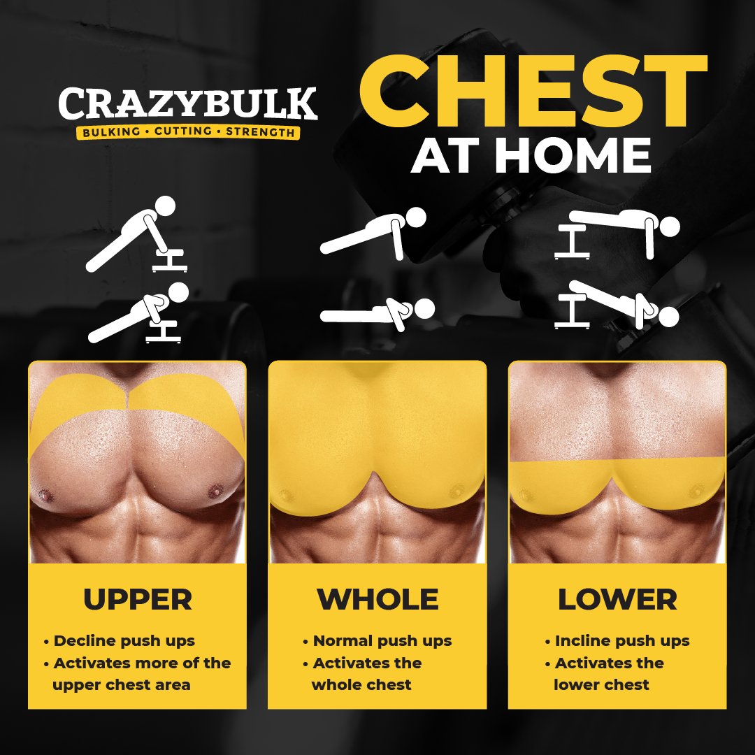 crazy_bulk's tweet photo. Simple ✅
Easy ✅
Effective ✅

Try these simple yet effective push-up alternatives to help build mass on the all important chest.

The more you know, the more you Grow 💪 https://t.co/1iDFnXVkXn