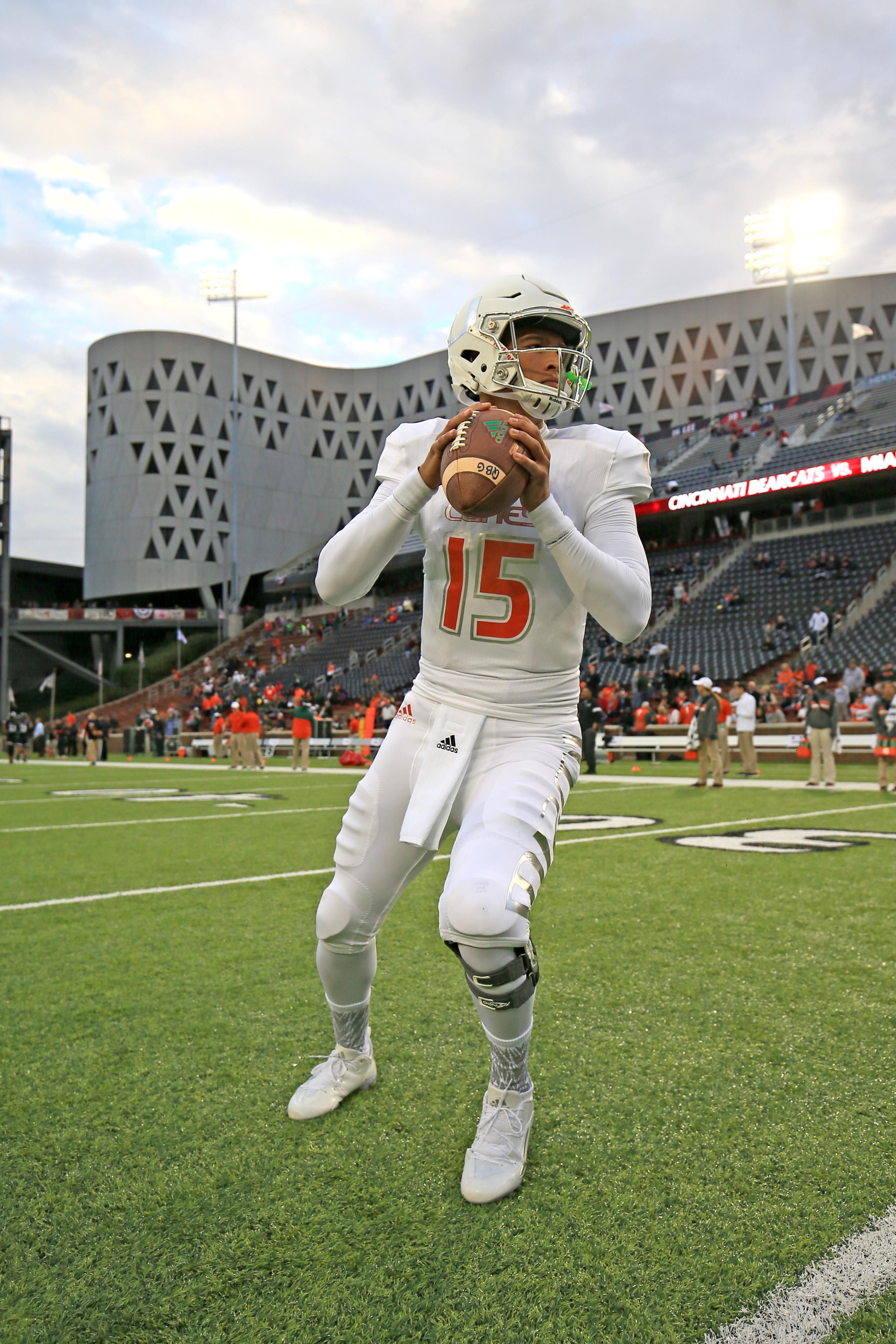 Miami Hurricanes Football: Black and Green alternate jerseys