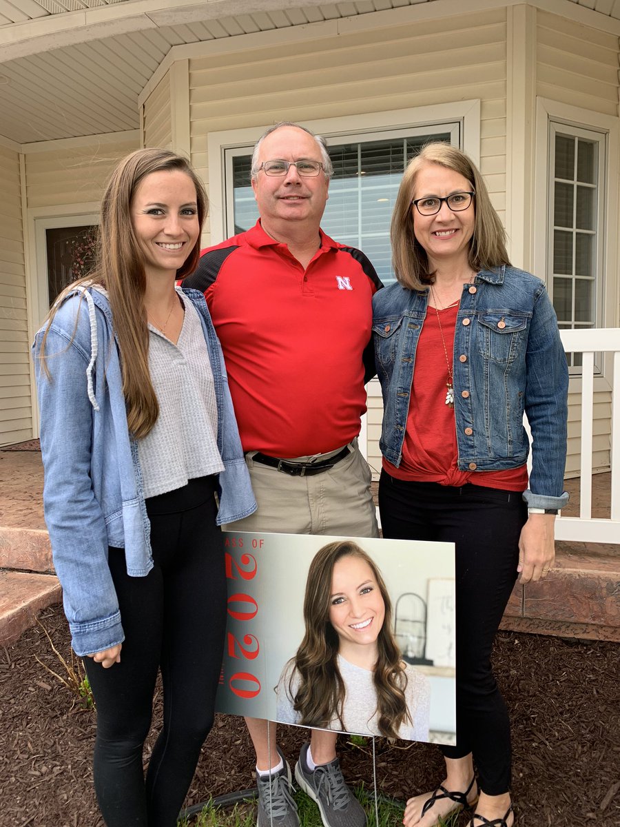 tararetzlaff's tweet photo. Congratulations Jordyn Alexia on your graduation from UNL. 🎈🎓 🎈 The lack of pomp and circumstance today does not take away from how incredibly proud we are of you! 🤍❤️ Best of luck in grad school! We know you’ll do great! #GoBigGrad https://t.co/Yj4HxOyRGj