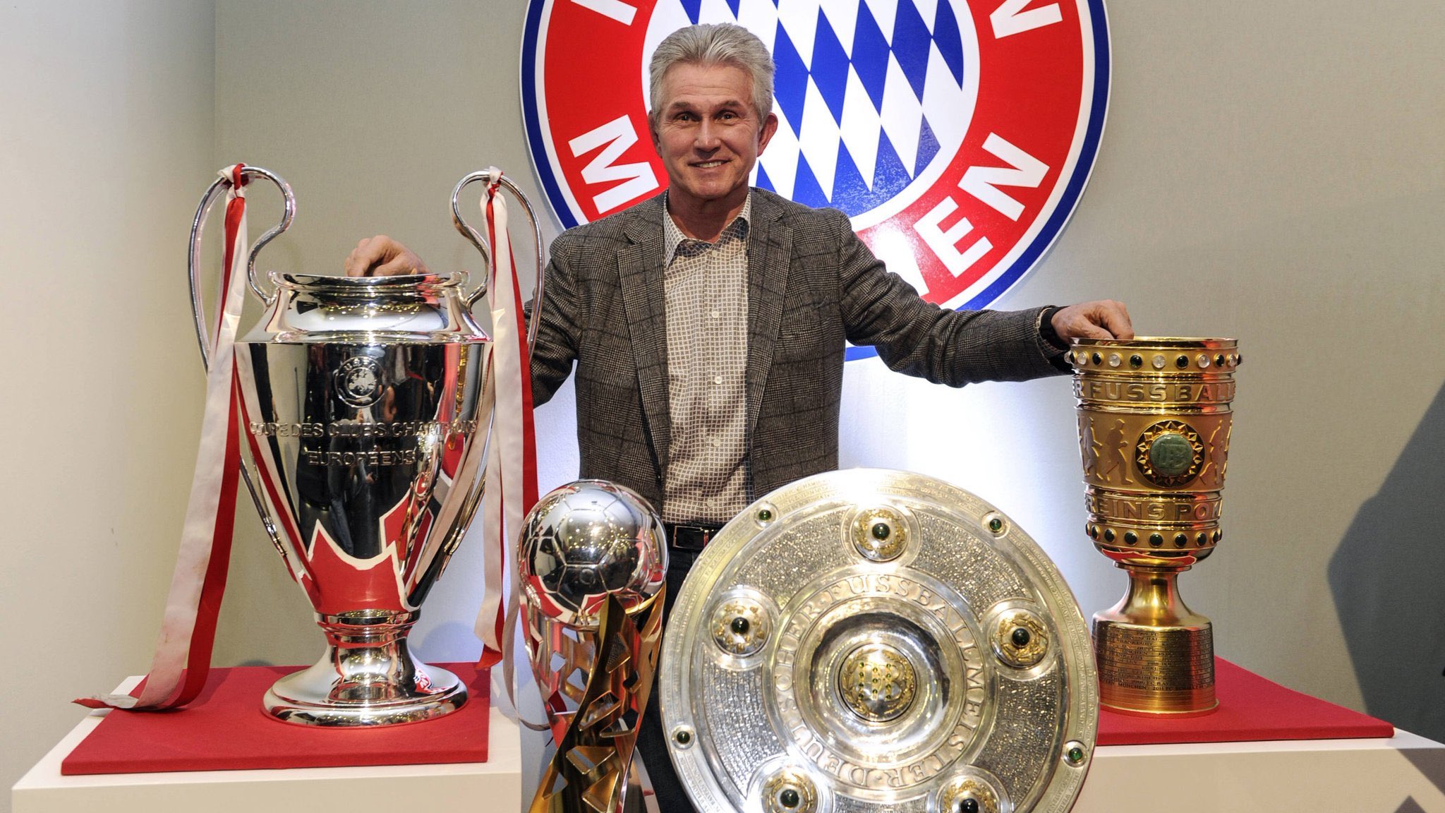 Happy 75th Birthday to Jupp Heynckes His 2013 Trophy Case with  