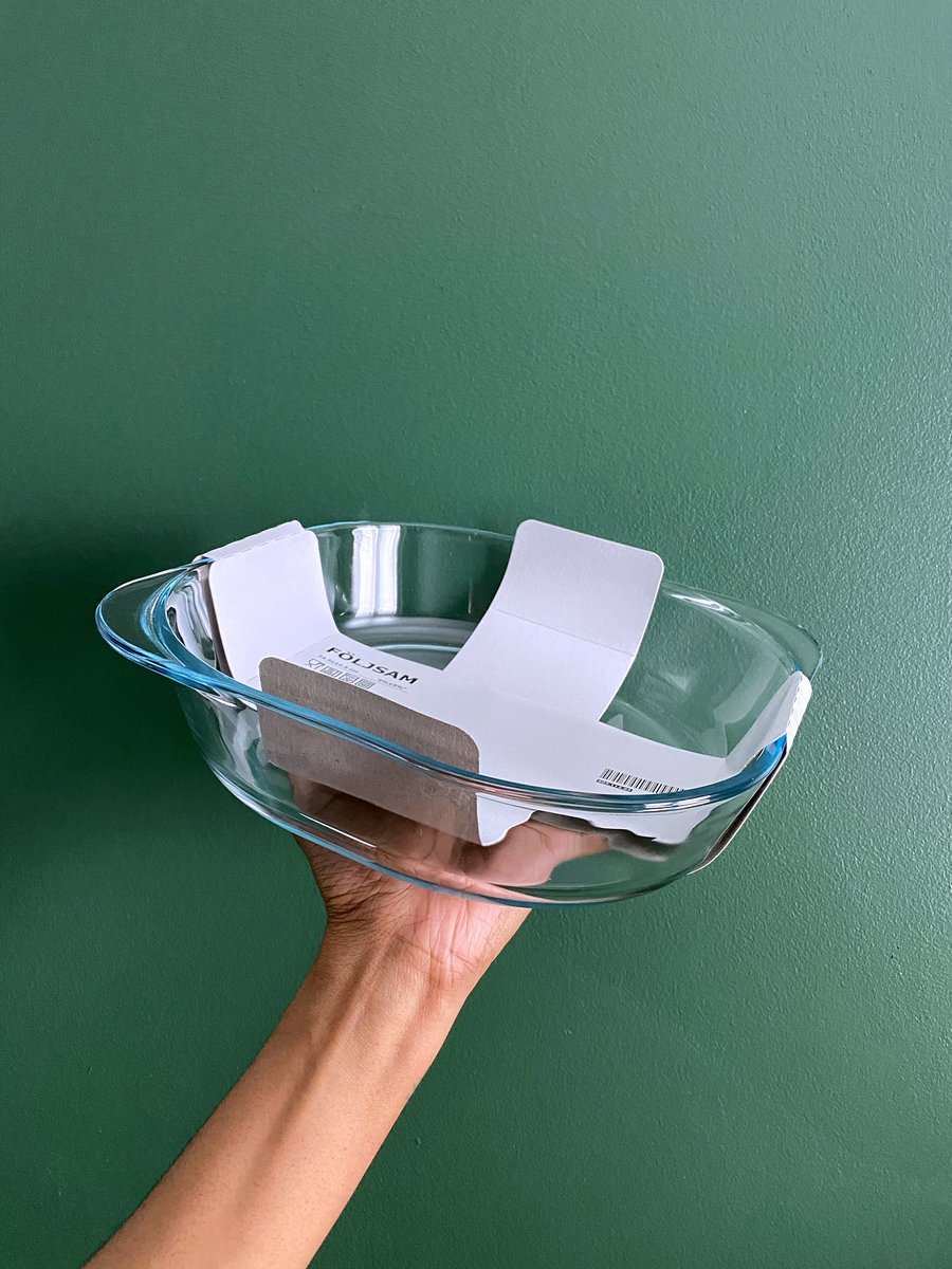 a 9.75” square-ish dish from  @IKEAUSA. i love the positioning of the handles.it was like $3, why would i pass it up  #avaeats