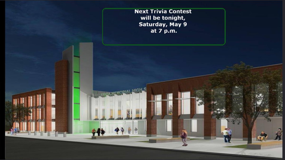 Grab some popcorn and gather the family. Just a reminder that we will be hosting BMHS Trivia tonight on twitch.tv/BMHSIndians at 7 p.m. We will go live around 6:55 to sign into Kahoot!