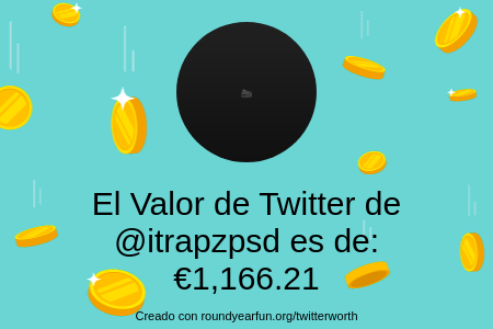 itrapzpsd's tweet photo. Mi valor en Twitter es de: €1,166.21

Encuentra el tuyo(a) con https://t.co/AxUyca3tpg

⠀ https://t.co/nuZ5f6OUcK