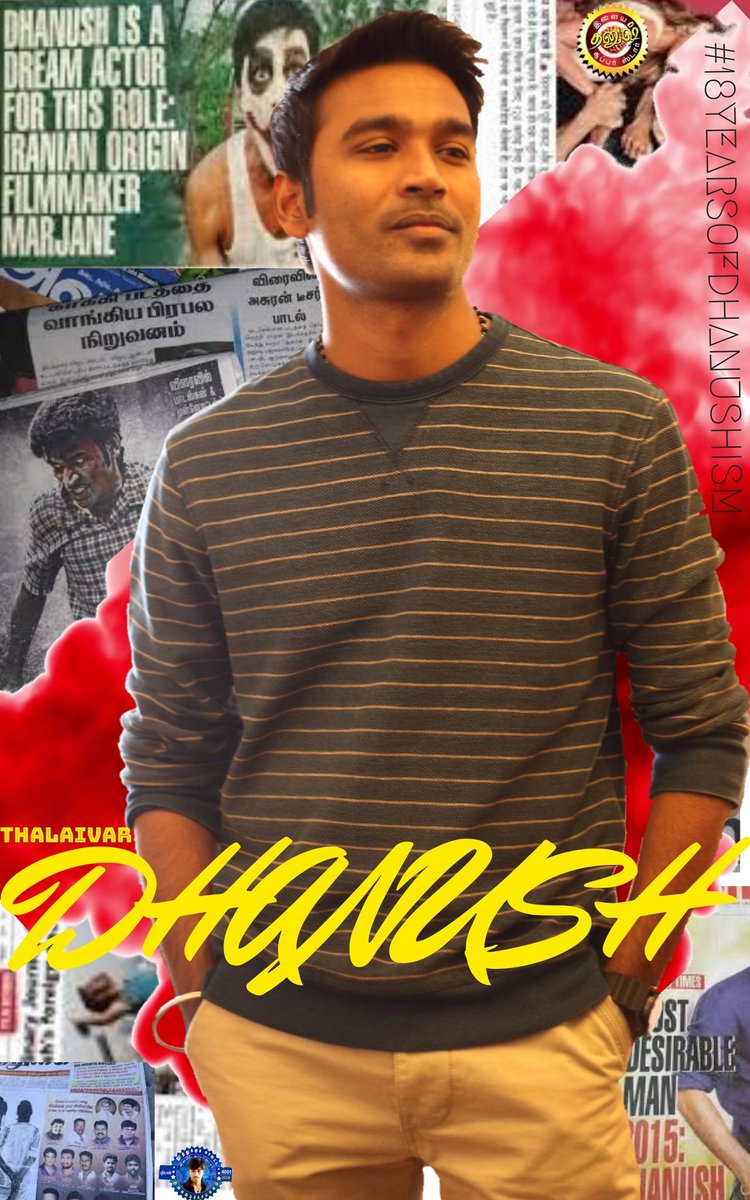 #18YrsOfKTownPrideDHANUSH  <a href="/DirectorS_Shiva/">Subramaniam Shiva</a> <a href="/B_RAJA_/">RAJA B RAJA</a> <a href="/manikingoftuty/">T M MANI KANDAN</a> #TN69DFC @dhanush_chow3
