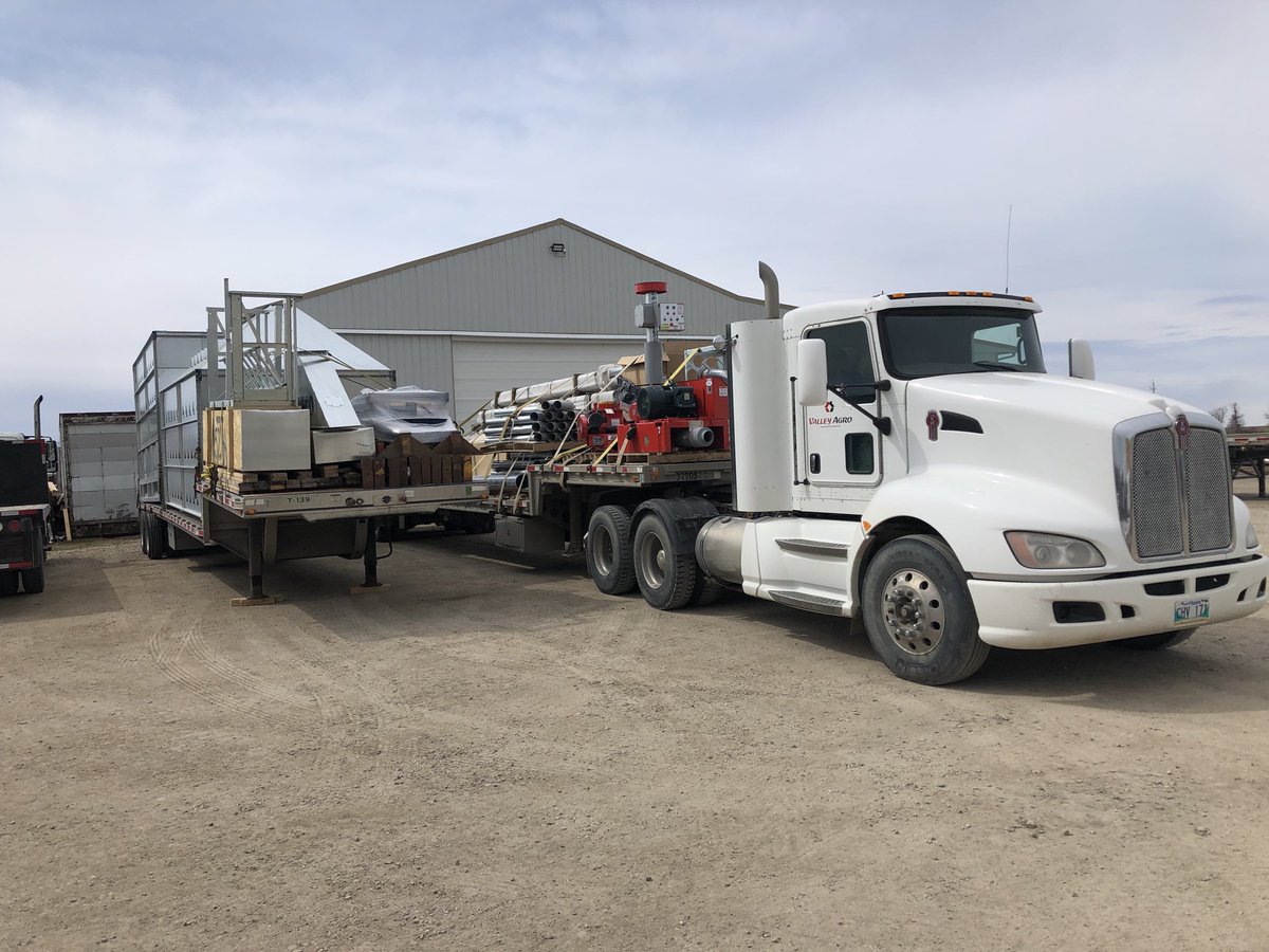 Loaded and ready to install Monday morning #valleyagroservices #walingablowersystems #Necograindryer