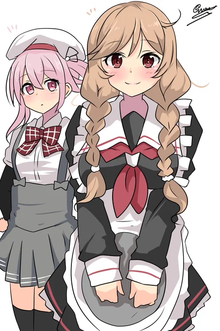#メイドの日
峯雲と瑞鳳 