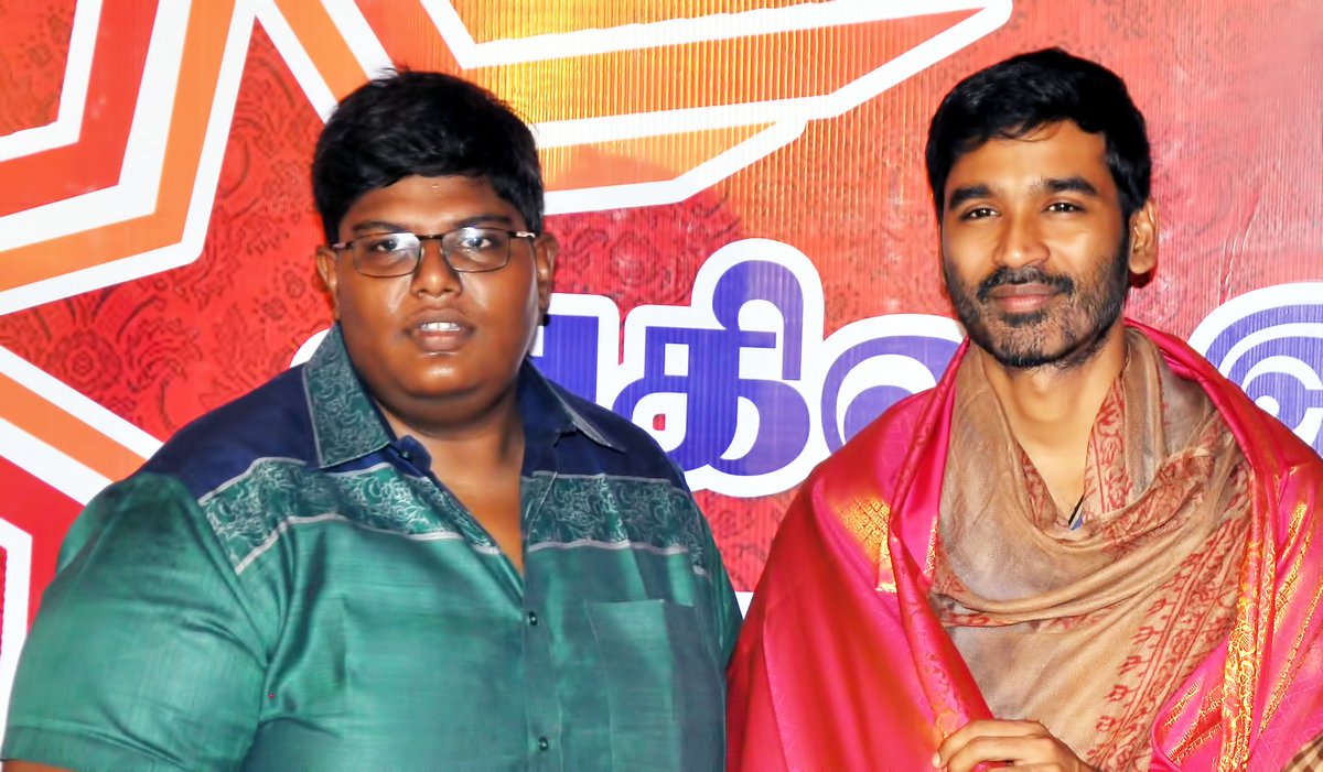#18YrsOfKTownPrideDHANUSH  <a href="/DirectorS_Shiva/">Subramaniam Shiva</a> <a href="/B_RAJA_/">RAJA B RAJA</a> <a href="/manikingoftuty/">T M MANI KANDAN</a> #TN69DFC @dhanush_chow3