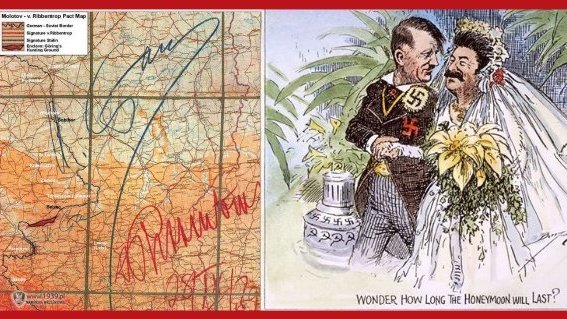 Disinfo_Digest's tweet photo. The Stalinist Soviet Union is as guilty for starting World War II as Nazi Germany. The Molotov-Ribbentrop Pact. Author: @InfoOps_Polska #80WWII https://t.co/SLpUIpDzo6 https://t.co/3DPCQhZJDQ