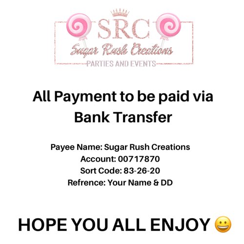 Sugar Rush Creations Parties & Events tweet media