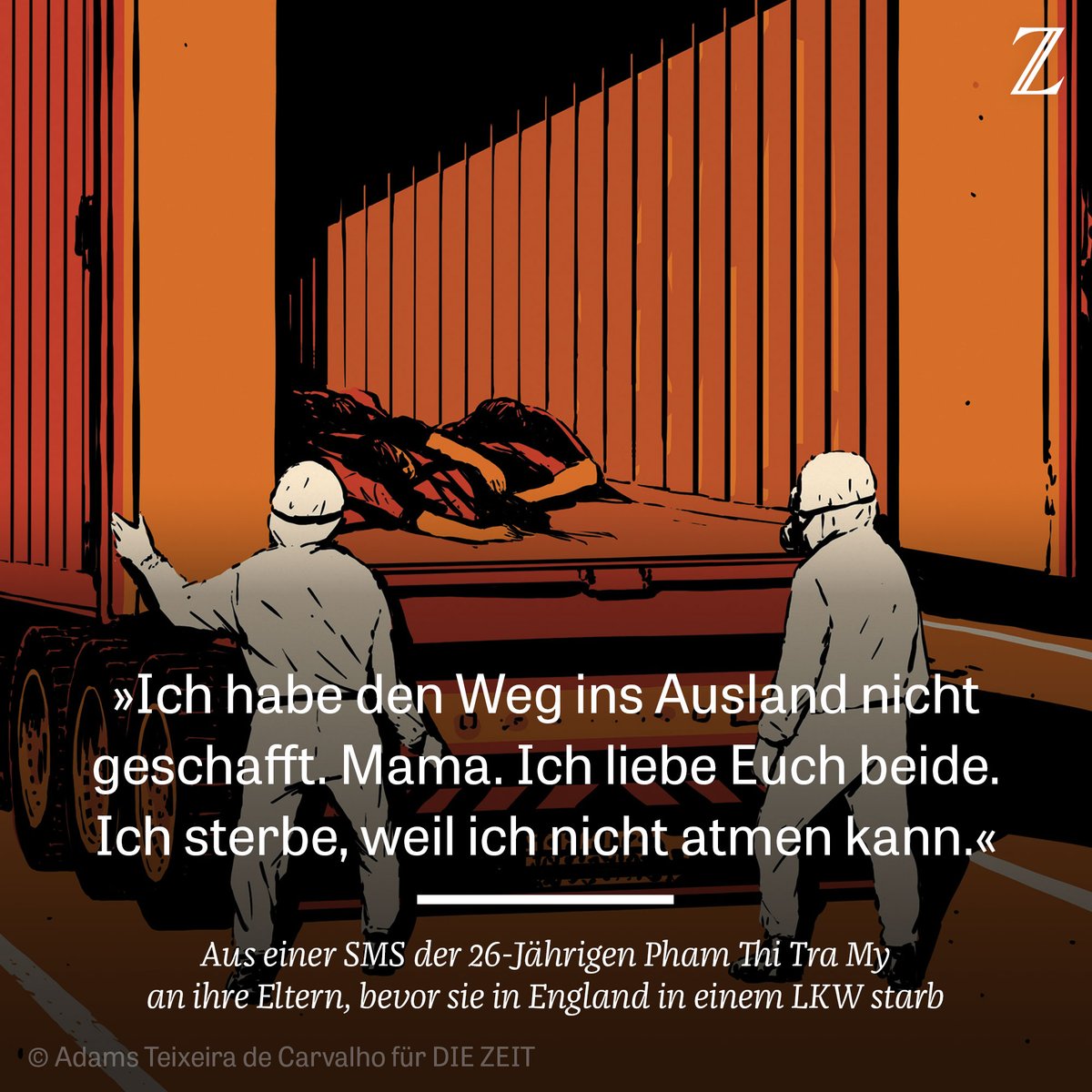 Am 23. Oktober 2019 entdeckte die britische Polizei östlich von London einen Lkw mit 39 Toten, alle stammten aus Vietnam. Wer waren diese Menschen? Und wie kamen sie nach England? <a href="/Khue_P/">Khue Pham</a> und @_vanessavu haben sich auf die Suche gemacht: trib.al/s8xQvt0 #Abo