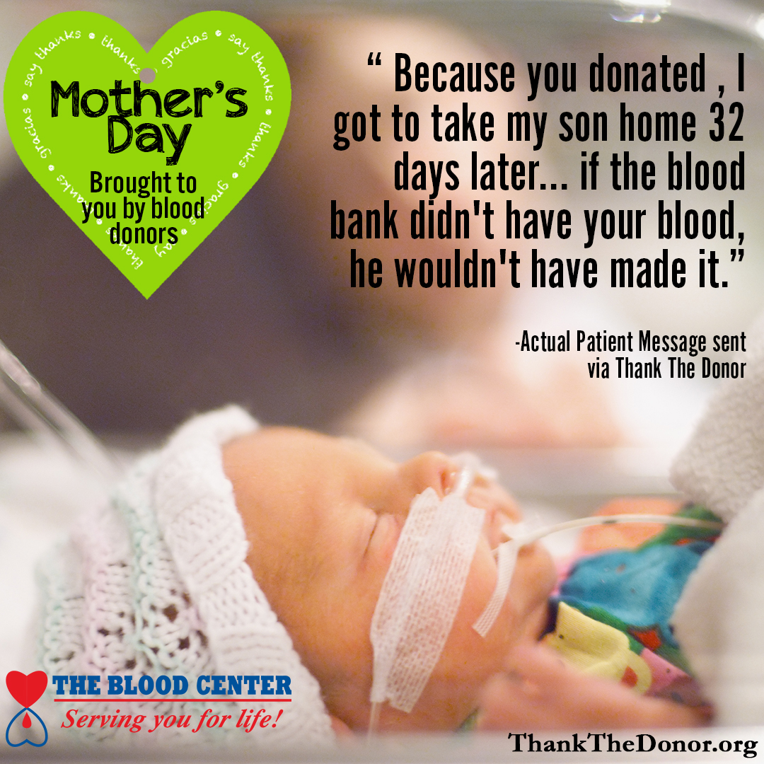 thebloodcenter's tweet photo. "When my son was born, he was missing 70% of his blood. The NICU staff was calling down to the lab yelling for STAT blood, saying they needed it before he was born.  He ended up getting 5 transfusions over two days, plus plasma and other blood products." #DonateBlood #SaveLives https://t.co/HaI5cp8sdV