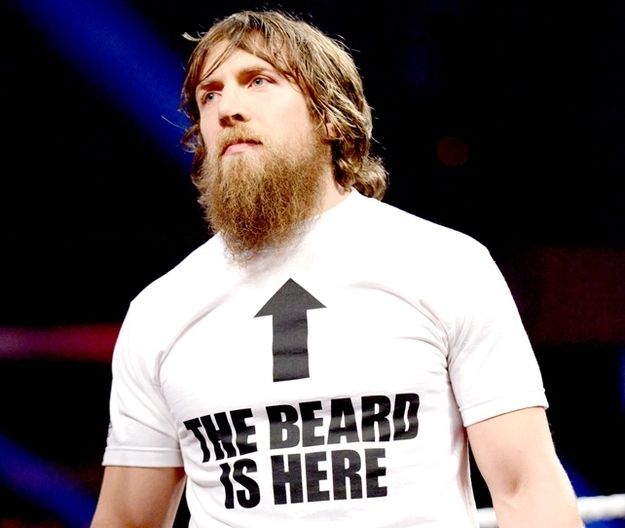 Fans chant "Fear The Beard" which is perhaps a nod to fellow bearded wrestler Daniel Bryan.