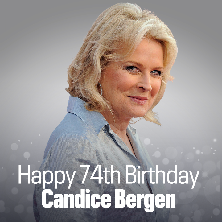 Happy Birthday to Candice Bergen... the Murphy Brown actress turns 74 today. 